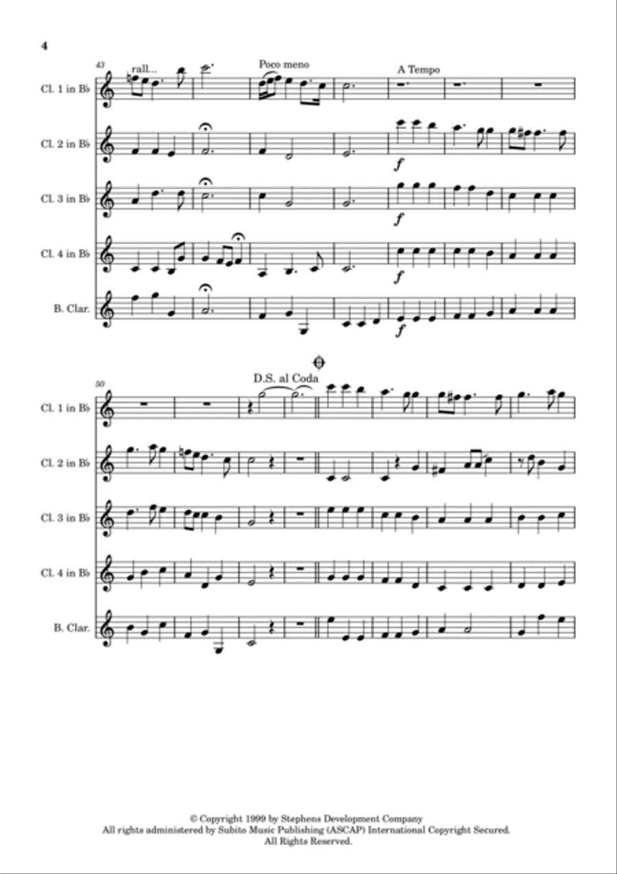 Largo Woodwind Ensemble scores gallery preview page 5