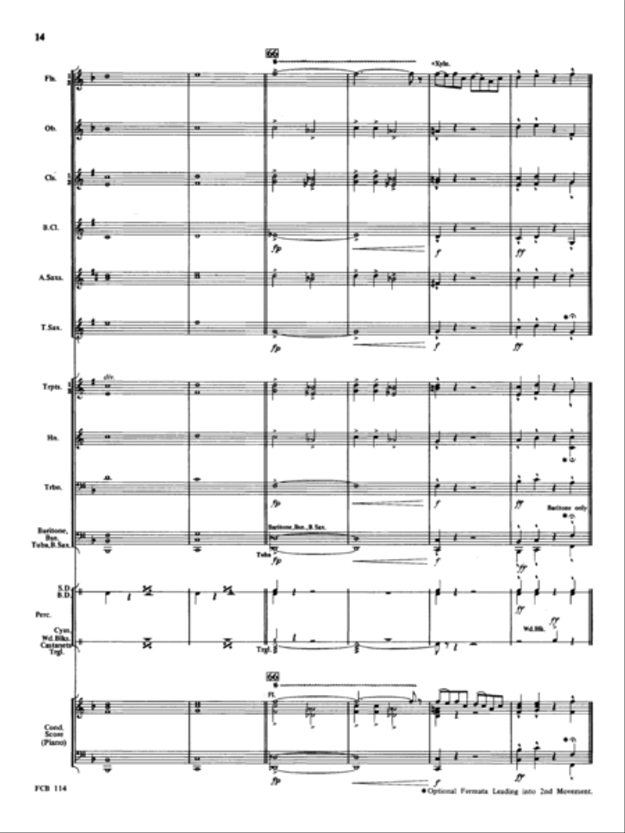 Rodeo Concert Band scores gallery preview page 14