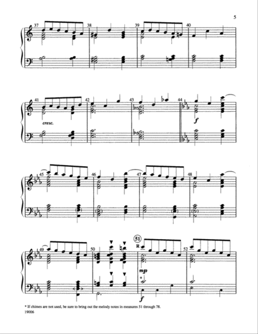 Built on a Rock Built on a Rock Handbell Choir scores gallery preview page 5