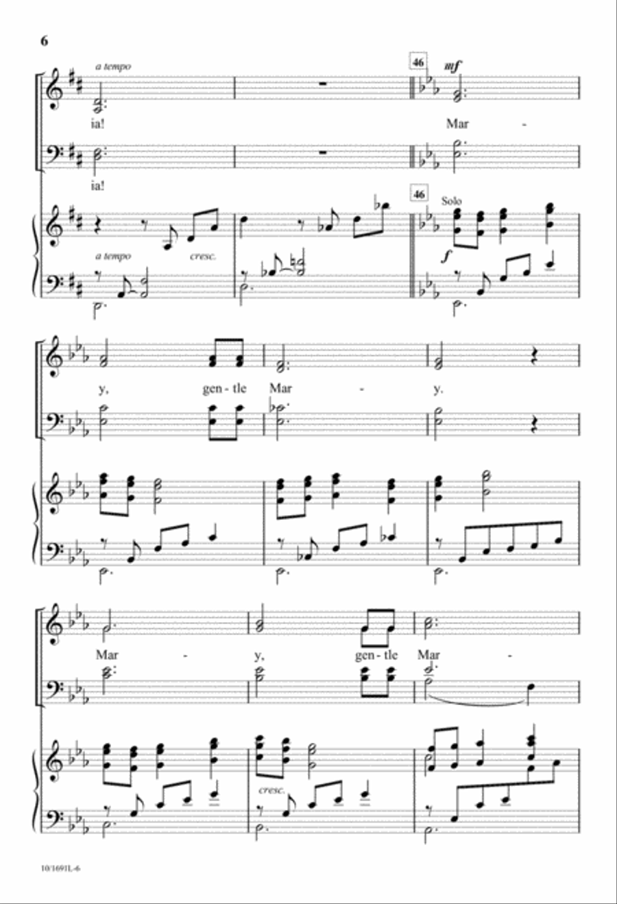 Gentle Mary Gentle Mary 4-Part scores gallery preview page 7