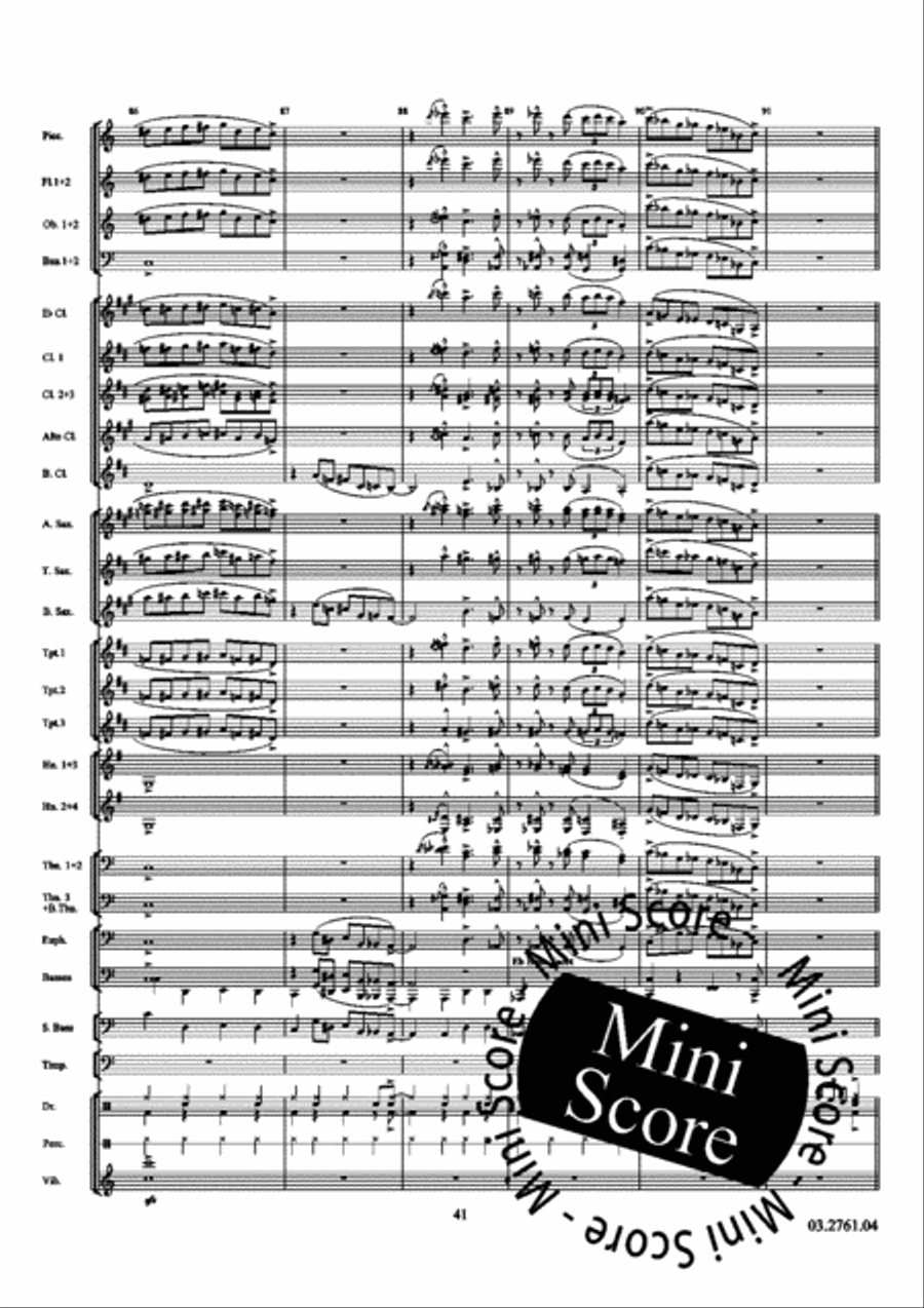 All Blue All Blue Concert Band scores gallery preview page 47