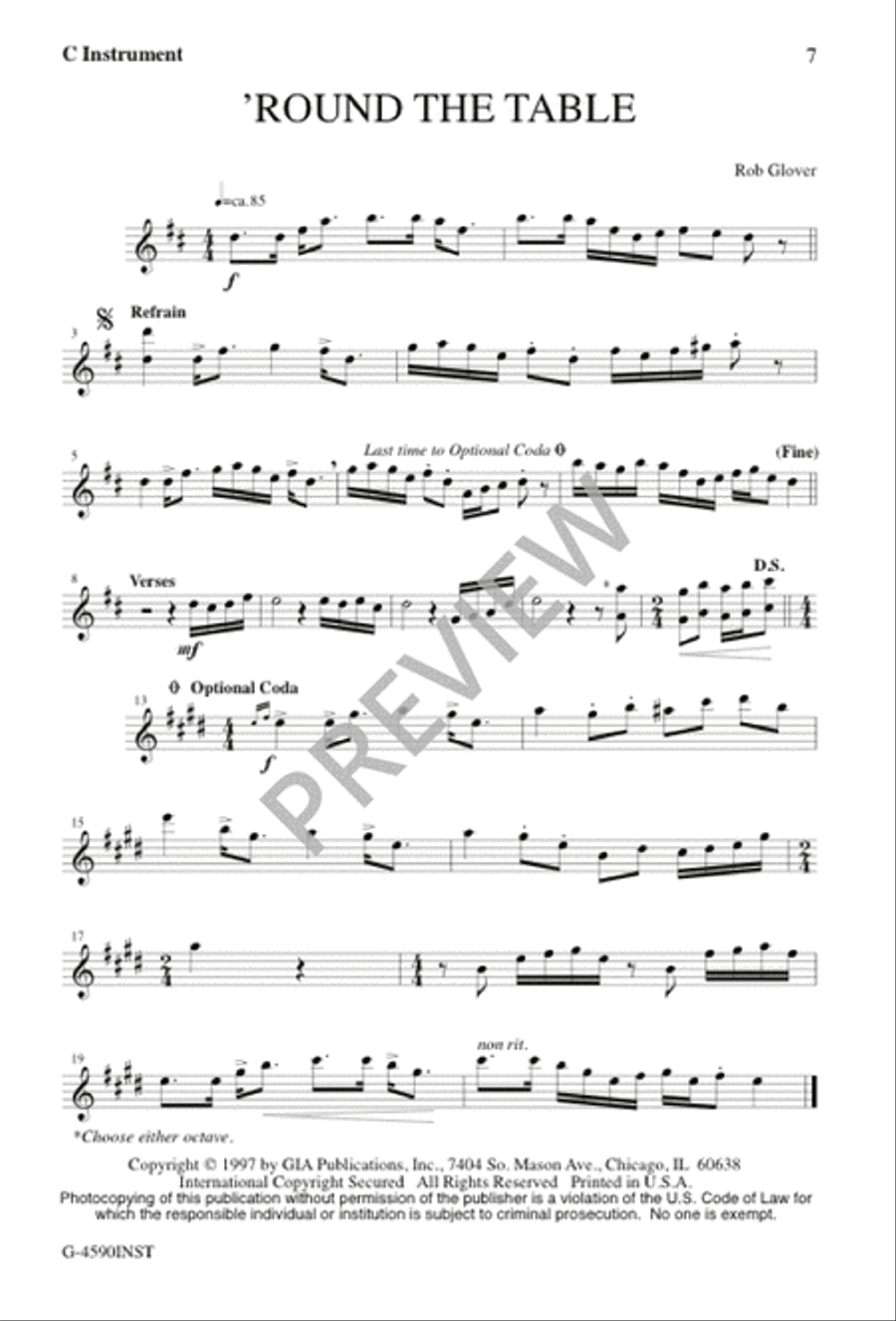 ’Round the Table 2-Part scores gallery preview page 8
