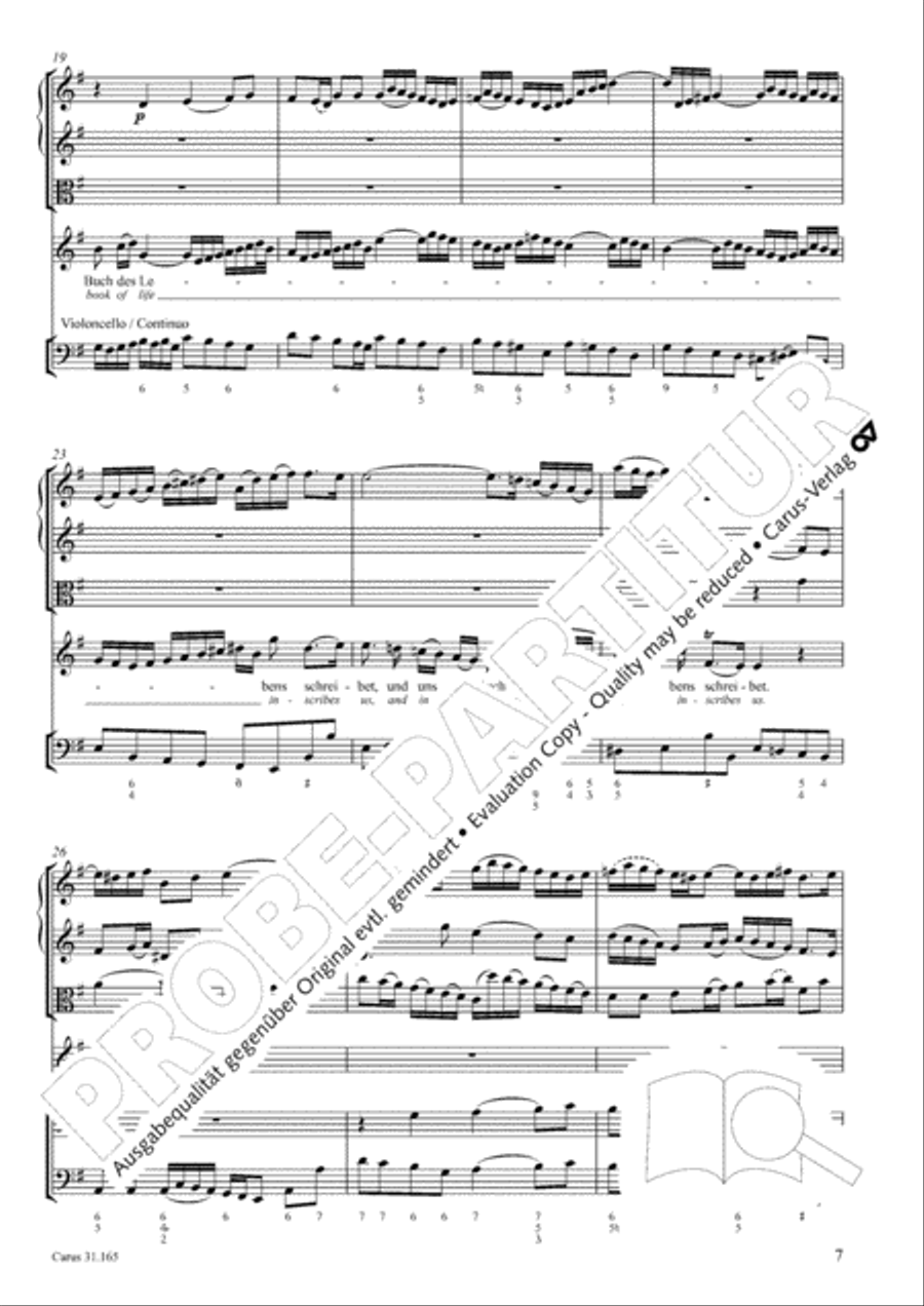 O Holy Spirit's solemn rite (O heiliges Geist- und Wasserbad) 4-Part scores gallery preview page 8