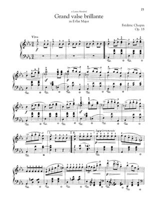 Grand Valse Brillante In E-Flat Major, Op. 18