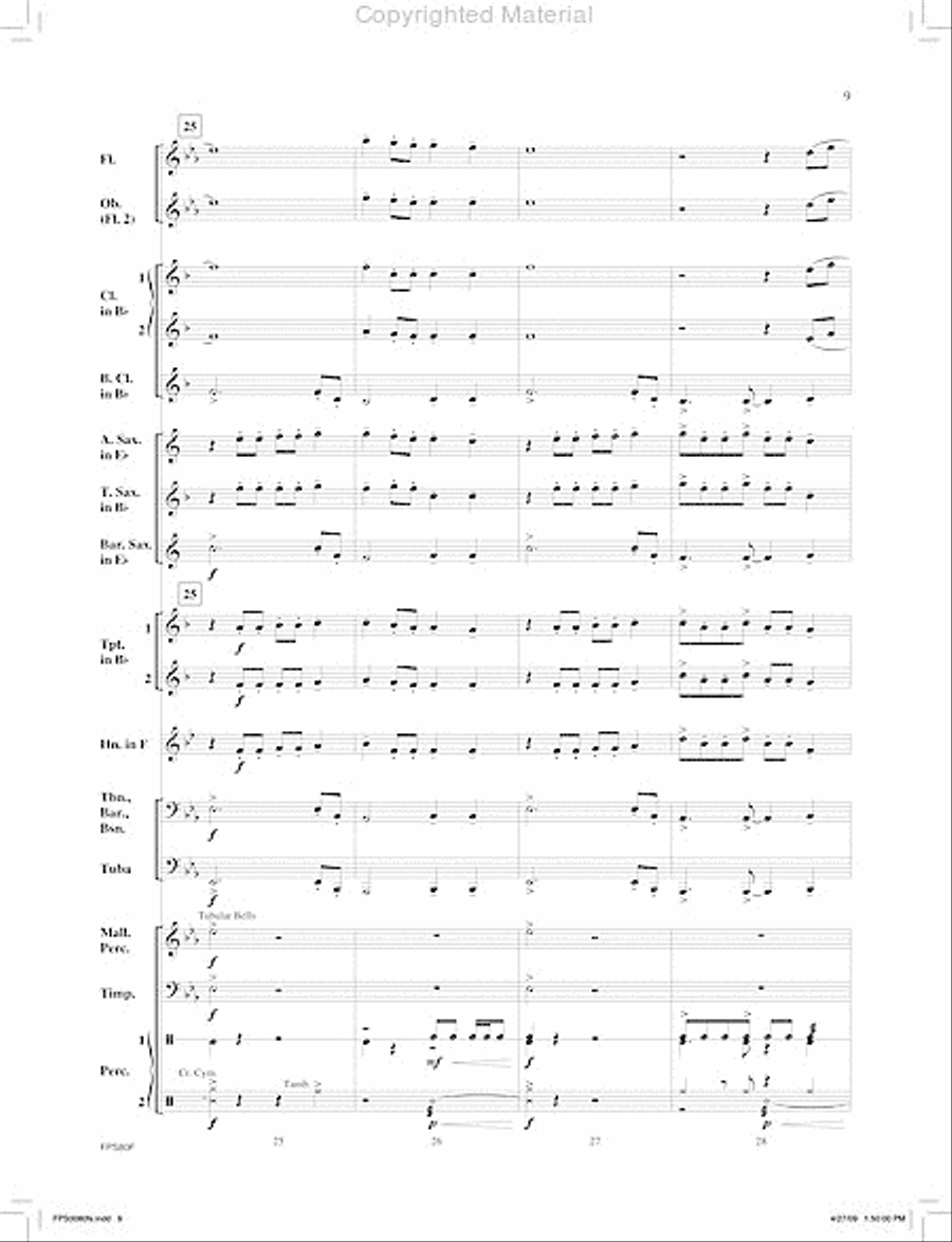 The Cliffs of Mendocino The Cliffs of Mendocino Concert Band scores gallery preview page 10