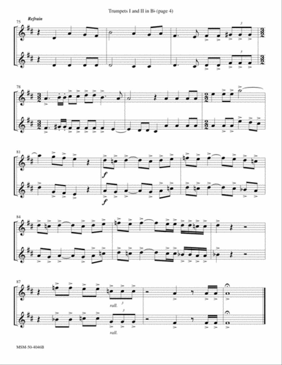 Christ Rising Again Choir scores gallery preview page 4