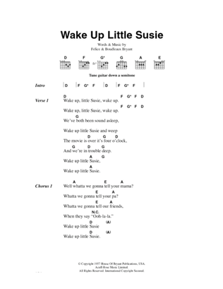 Book cover for Wake Up Little Susie