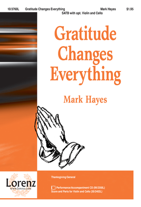 Book cover for Gratitude Changes Everything