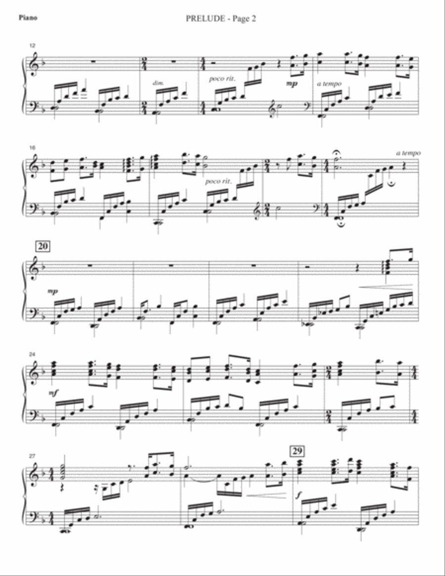 Sacred Places - Piano/Guitar Choir scores gallery preview page 2