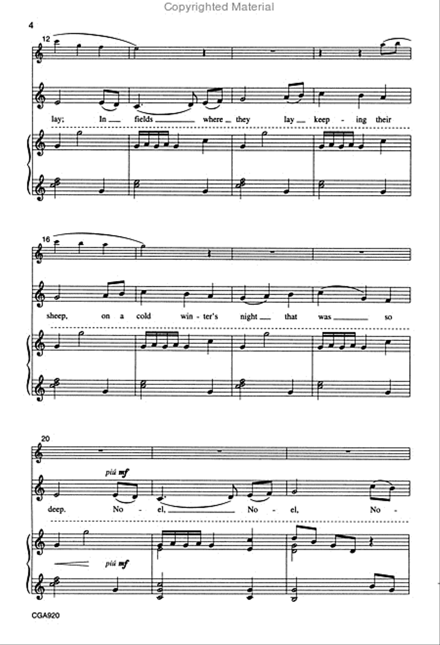 The First Noel The First Noel 2-Part scores gallery preview page 3
