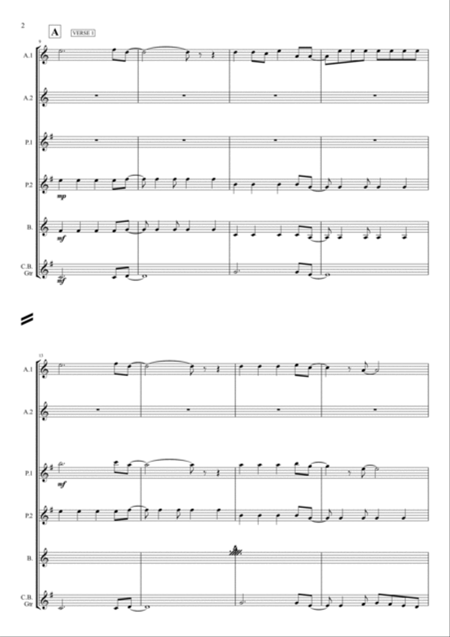 Viva La Vida Viva La Vida Electric Guitar scores gallery preview page 2