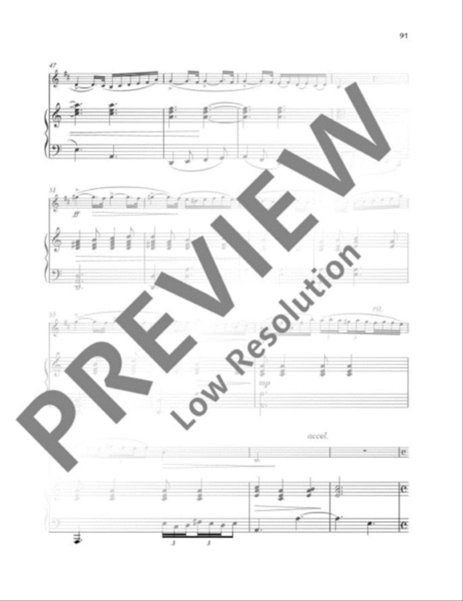 Swallows in Flight Clarinet Solo scores gallery preview page 5