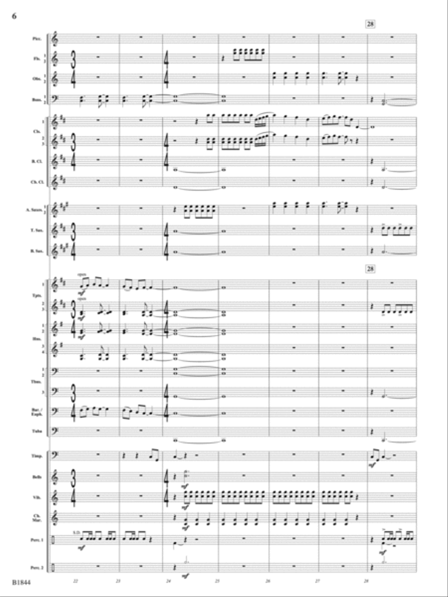 Centennium: Score Centennium: Score Concert Band scores gallery preview page 6