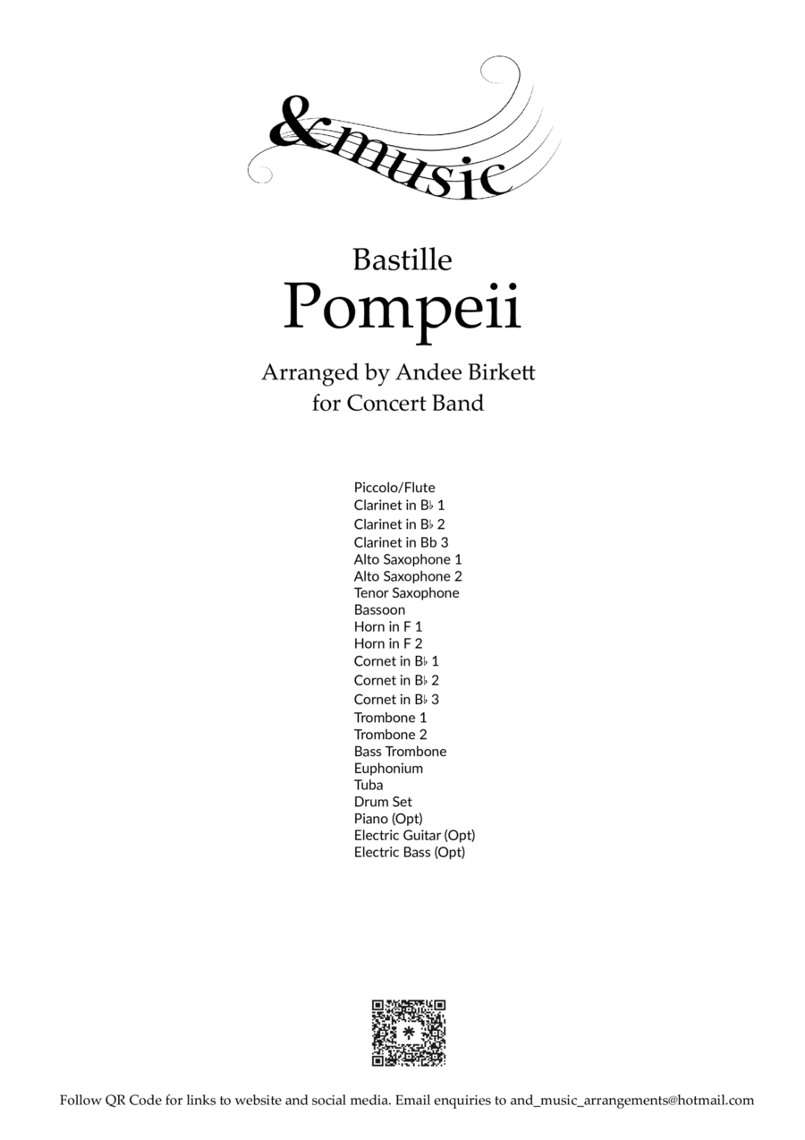 Pompeii Concert Band scores gallery preview page 1