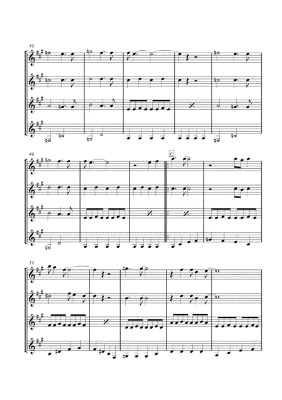 Time Warp Guitar Ensemble scores gallery preview page 5