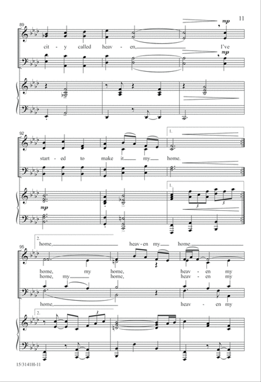 A City Called Heaven A City Called Heaven 4-Part scores gallery preview page 12