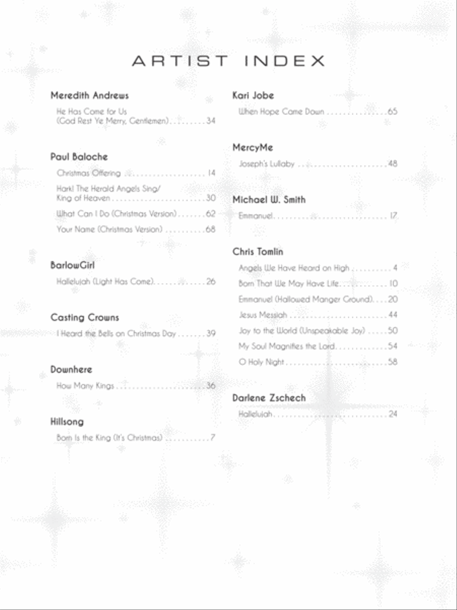 Modern Worship Christmas for Guitar Guitar scores gallery preview page 3