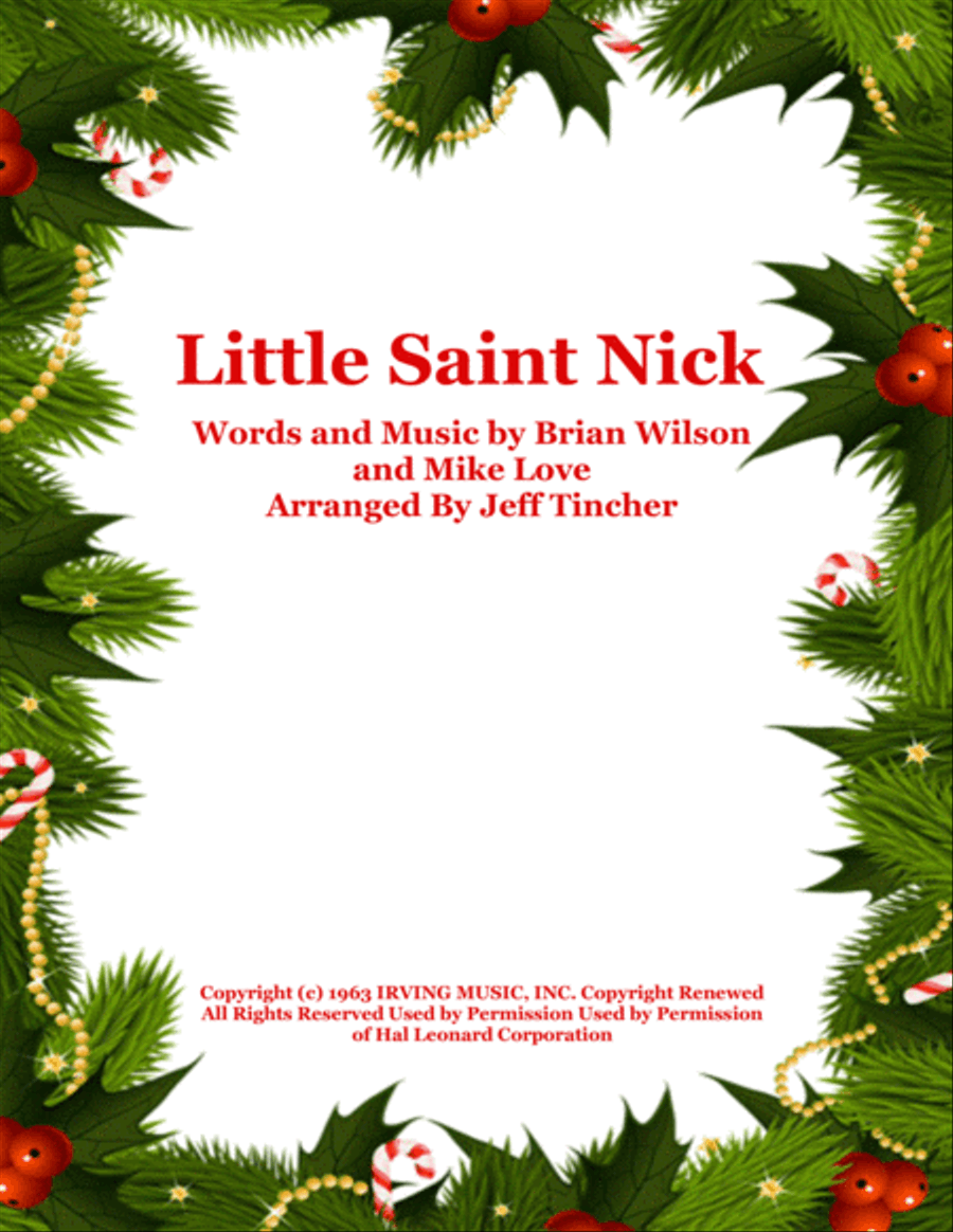 Little Saint Nick Little Saint Nick Voice scores gallery preview page 1