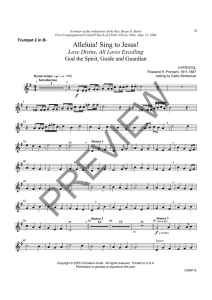 Alleluia! Sing to Jesus! - Reproducible Instrumental Parts image number null