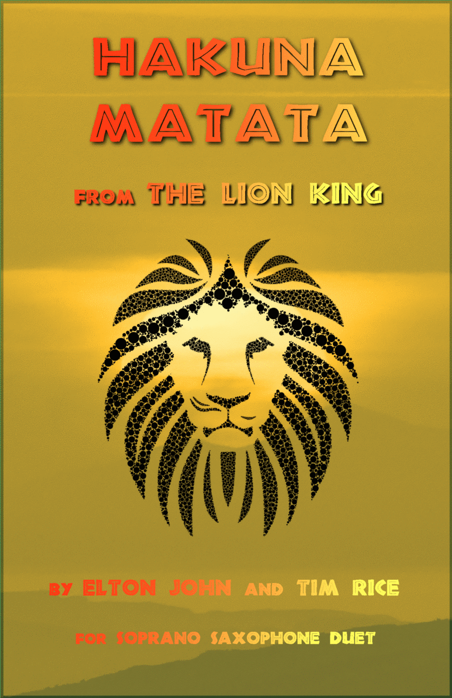 Hakuna Matata Woodwind Duet scores gallery preview page 1