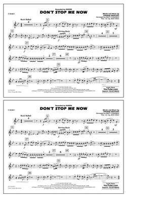 Book cover for Don't Stop Me Now - F Horn