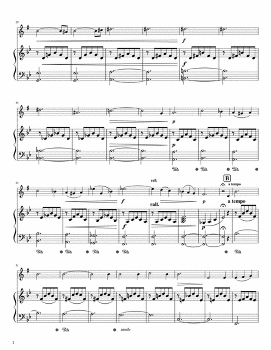 Liebestraum for alto saxophone and piano (easy) image number null