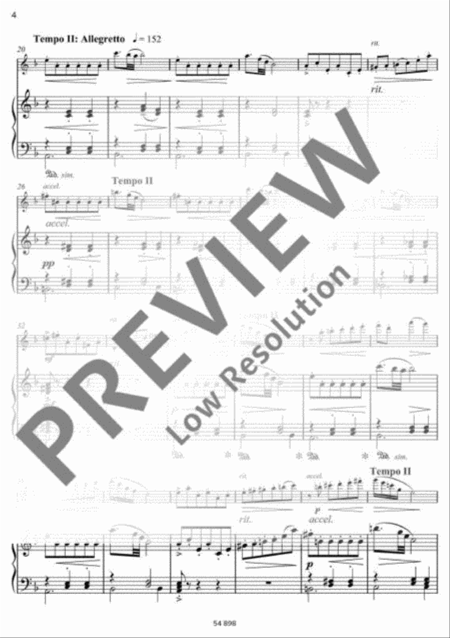 Sérénade populaire Flute Solo scores gallery preview page 5