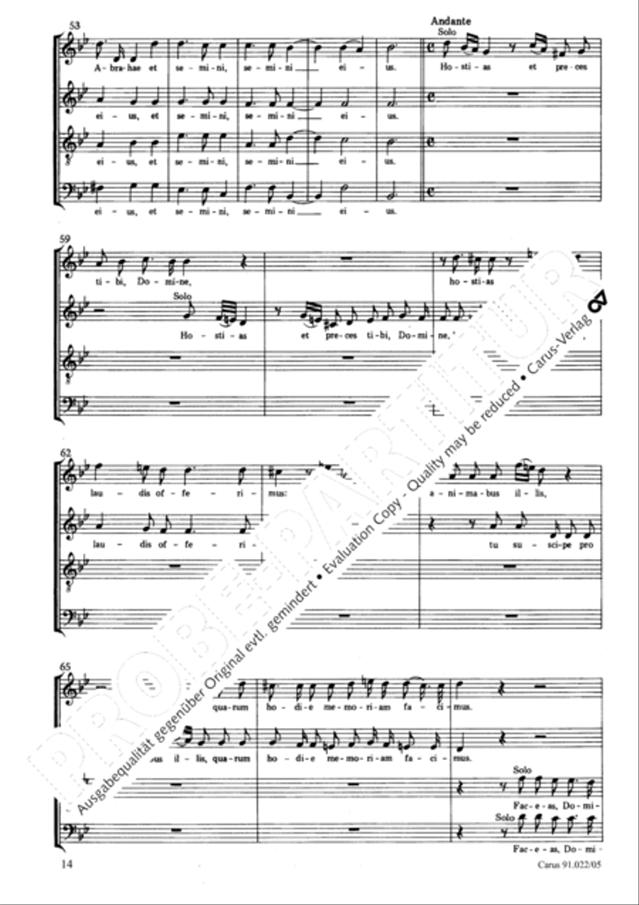 Requiem in B Requiem in B 4-Part scores gallery preview page 15