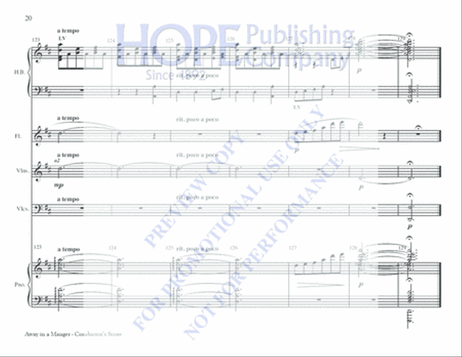 Away in a Manger Away in a Manger 5-Octaves scores gallery preview page 20