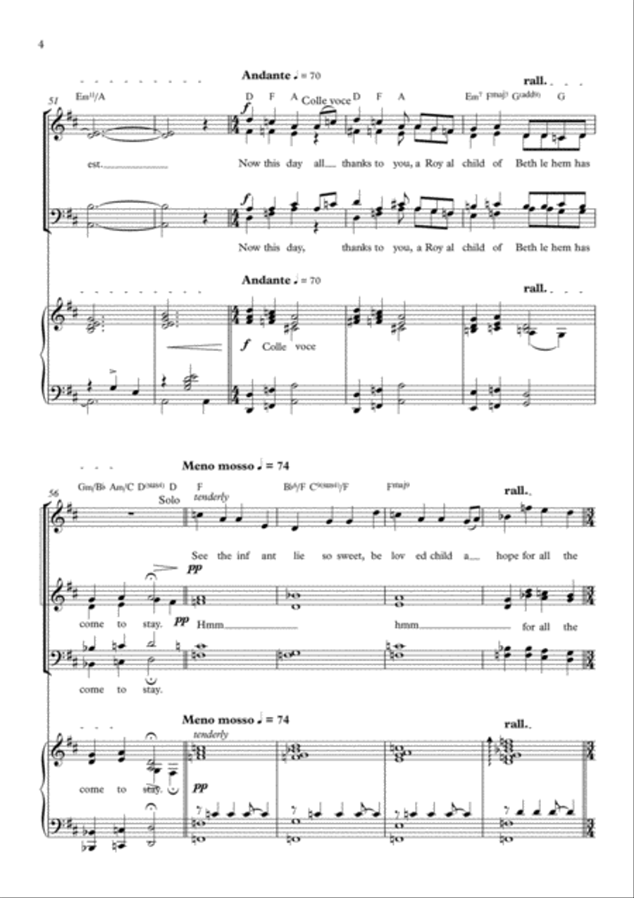 The Gift 4-Part scores gallery preview page 4