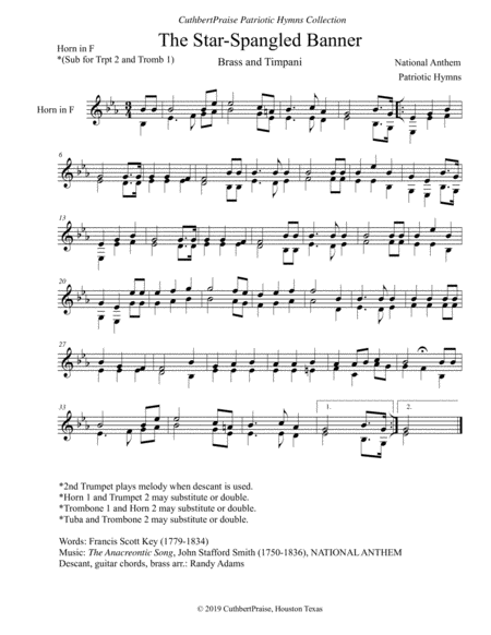 CuthbertPraise Patriotic Hymns Collection, Volume 1 image number null