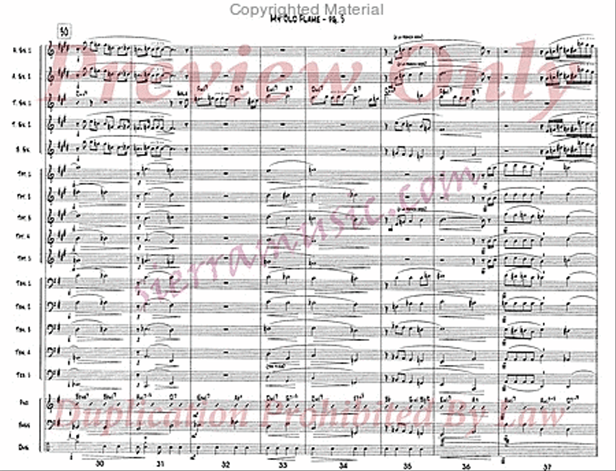 My Old Flame My Old Flame Jazz Ensemble scores gallery preview page 6