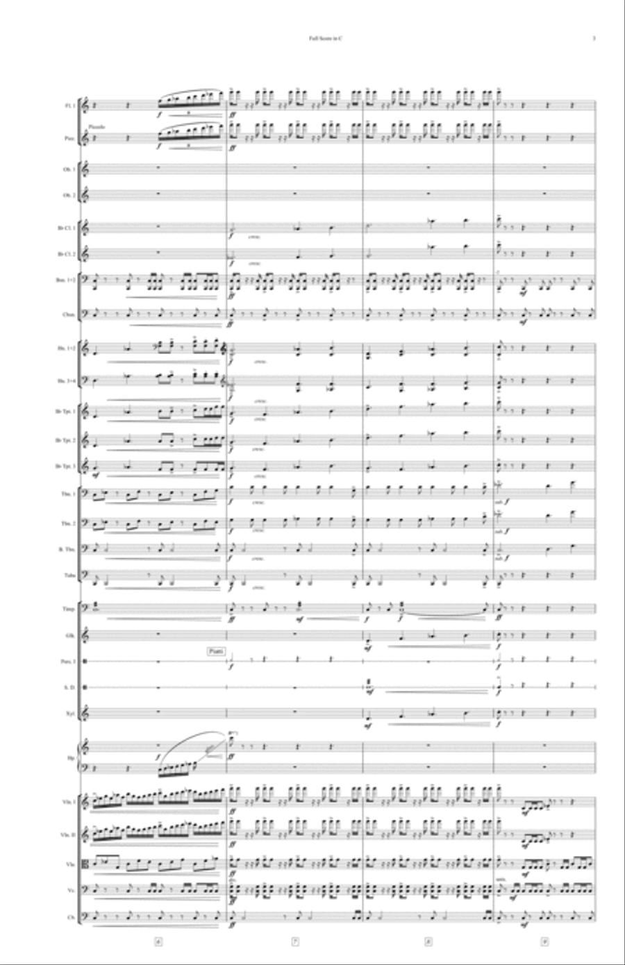 Rondo for TIE Fighters Full Orchestra scores gallery preview page 3