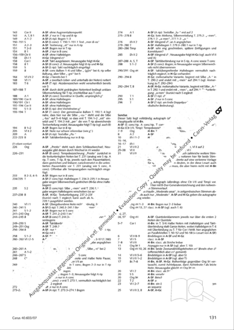 Grosse Orgelsolomesse in Es 4-Part scores gallery preview page 144