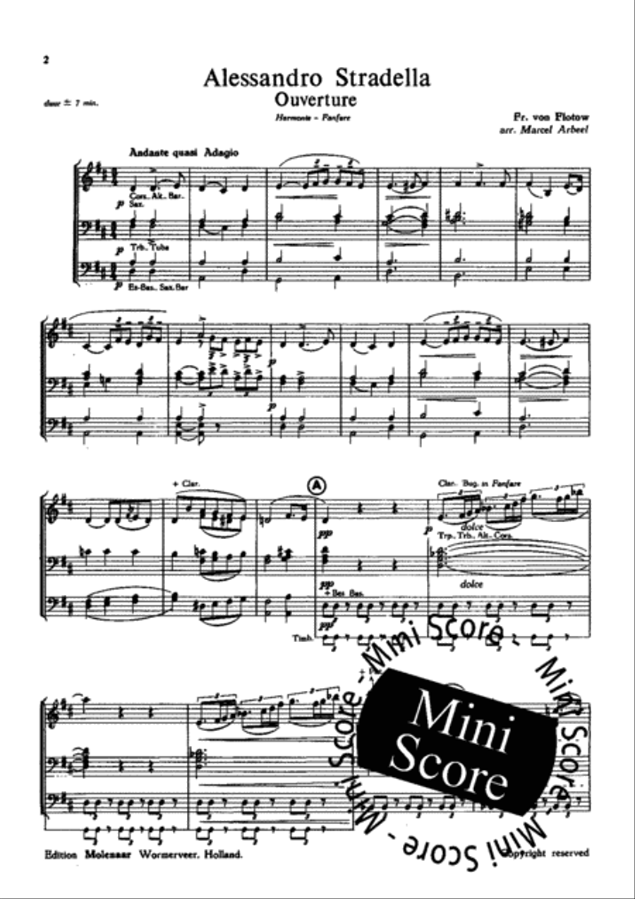 Alessandro Stradella Alessandro Stradella Concert Band scores gallery preview page 4