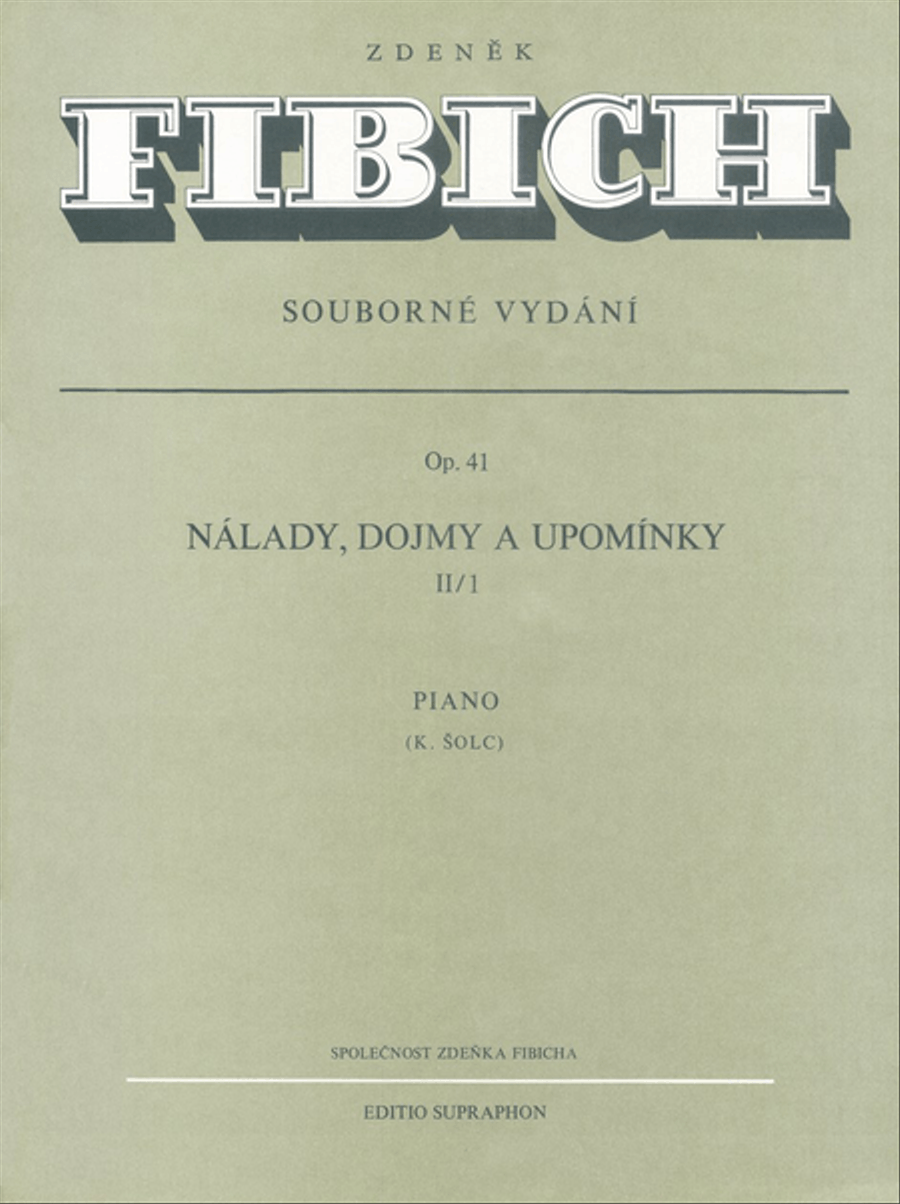 Stimmungen, Eindrucke und Erinnerungen, op. 41/II Piano Solo scores gallery preview page 1