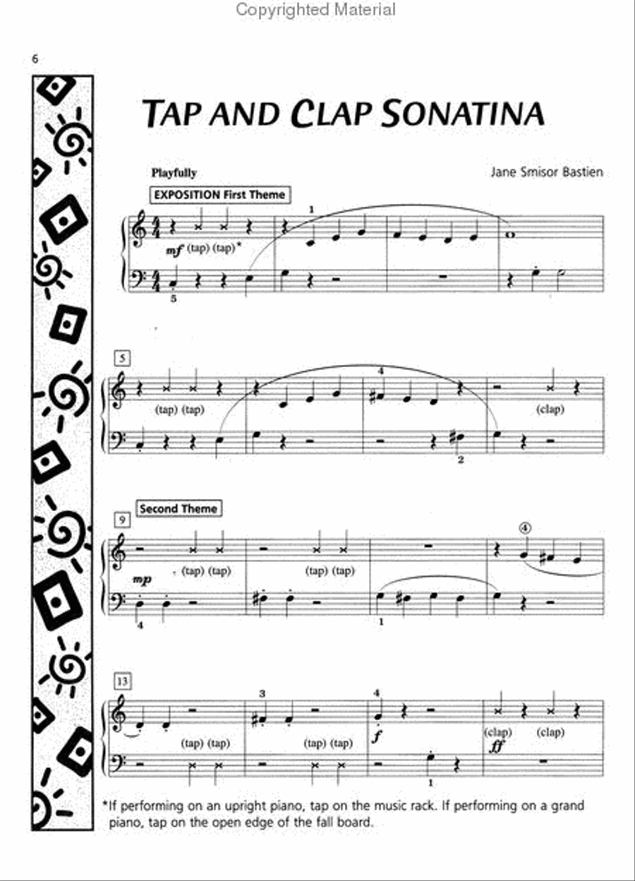 First Sonatina Experiences Piano Method scores gallery preview page 3