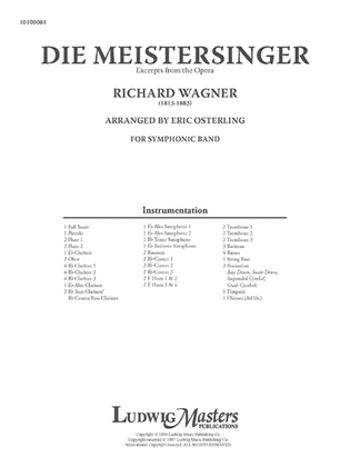 Book cover for Die Meistersinger Excerpts
