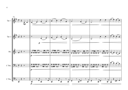 Paraguayan National Anthem for Brass Quintet image number null