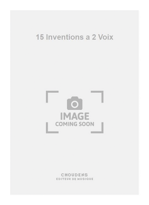 Book cover for 15 Inventions a 2 Voix