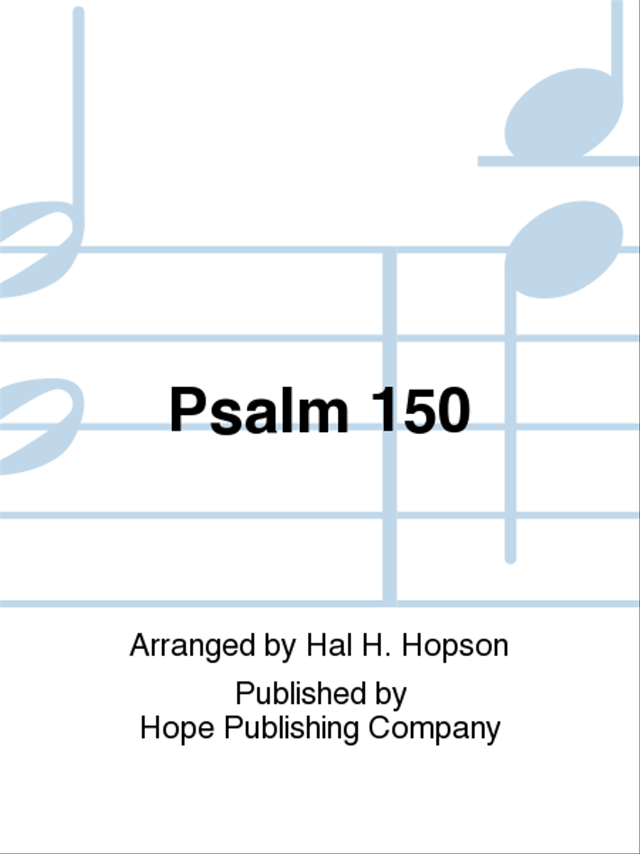 Psalm 150 Psalm 150 4-Part scores gallery preview page 1