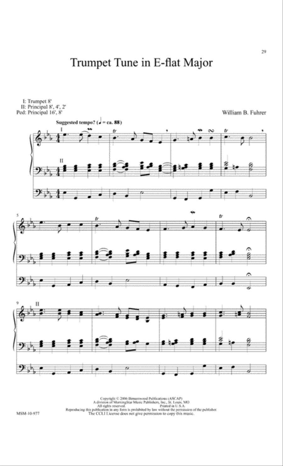 Trumpet Tunes for Organ Trumpet Tunes for Organ Trumpet Solo scores gallery preview page 14