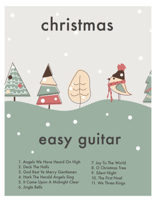 The Definitive Easy Guitar Christmas BOOK (Beginner with/TAB and chords)