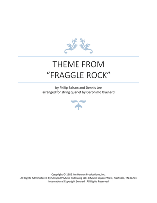 Book cover for Fraggle Rock Theme