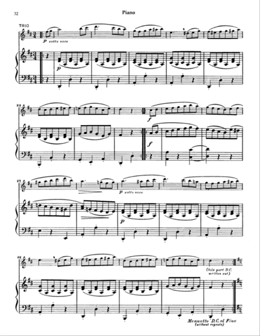 Eine Kleine Nachtmusik, K. 525 Flute Solo scores gallery preview page 2
