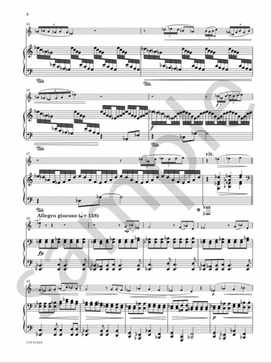 ETERNAL SPRING Chamber Music scores gallery preview page 6