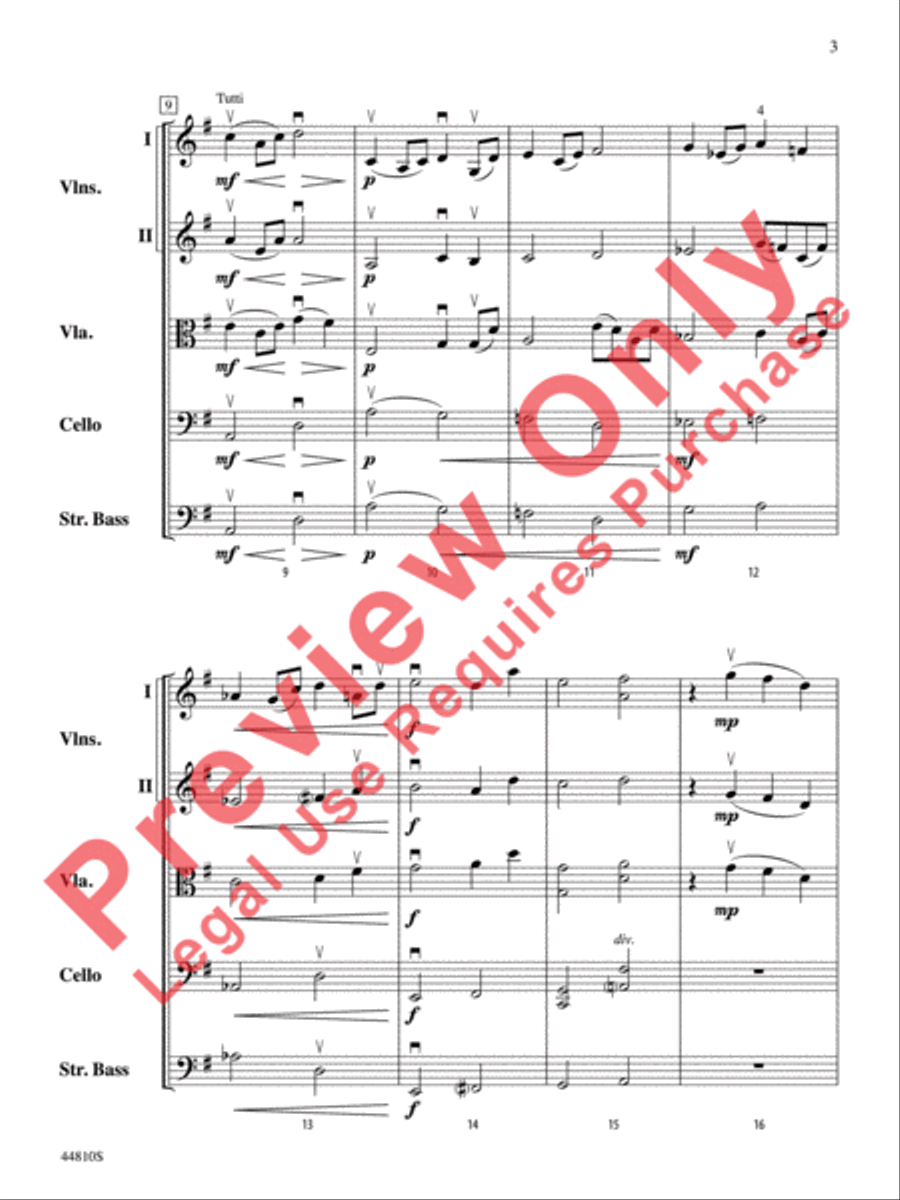 Hidden Dimensions String Orchestra scores gallery preview page 27