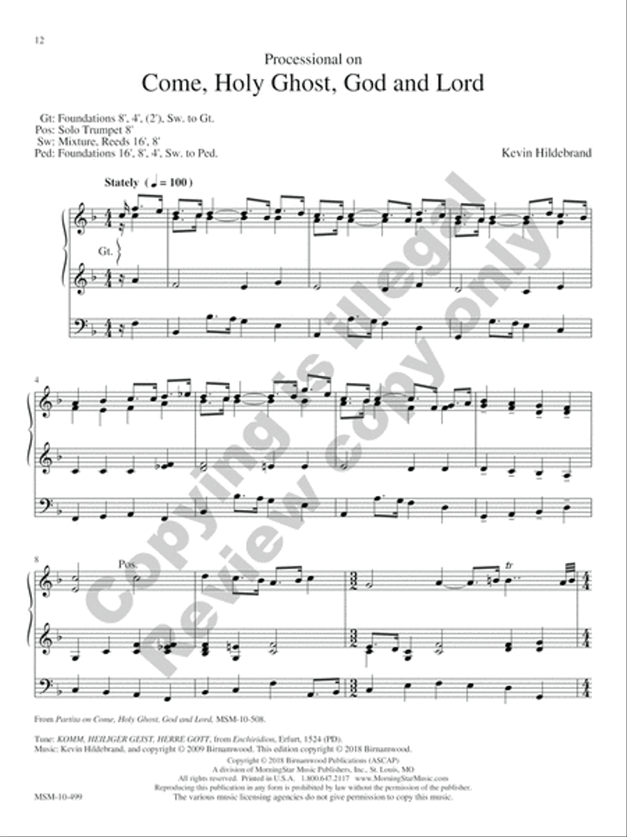 Three in One Three in One Organ scores gallery preview page 7