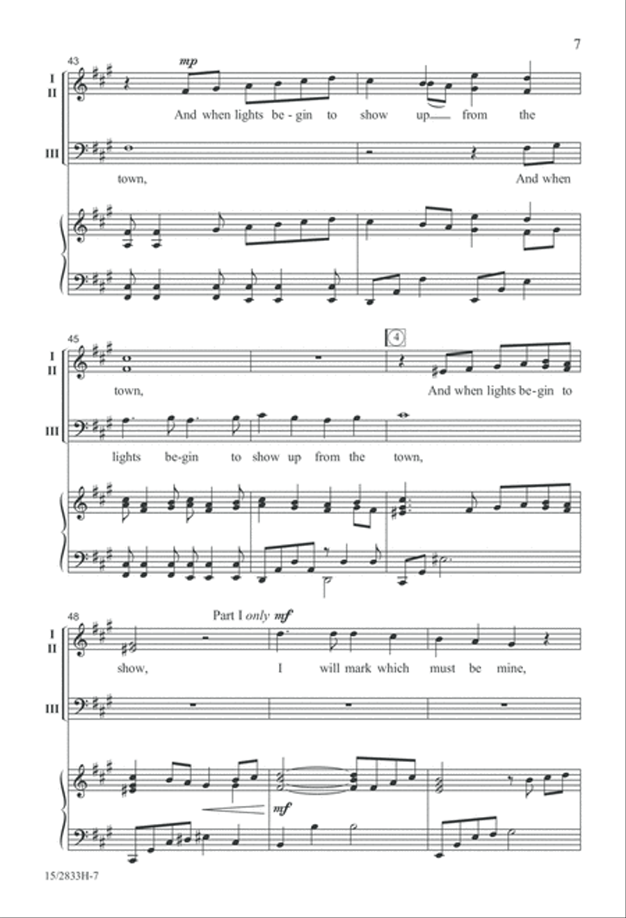 Afternoon on a Hill Afternoon on a Hill 3-Part scores gallery preview page 8