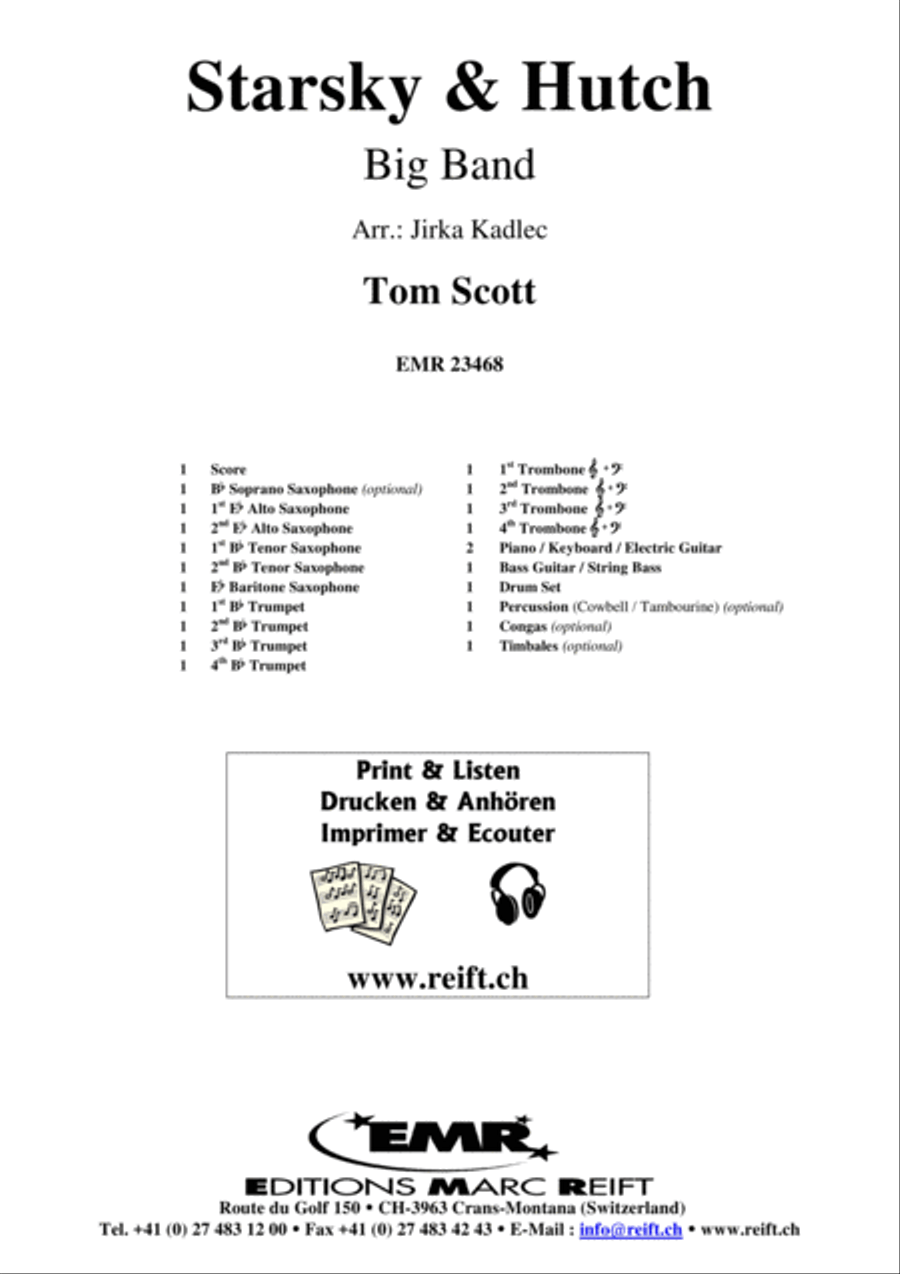 Starsky & Hutch Big Band scores gallery preview page 2